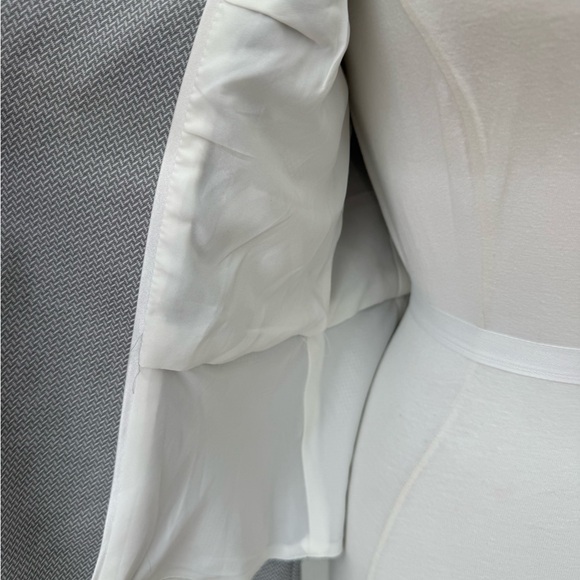 WHITE HOUSE BLACK MARKET Herringbone Suiting Blazer - Picture 8 of 13